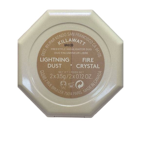 Fenty Beauty~Killawatt Freestyle Highlighter Duo~Lightning Dust/Fire Crystal~ - Picture 3 of 4